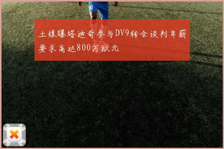 土媒曝塔迪奇参与DV9转会谈判年薪要求高达800万欧元